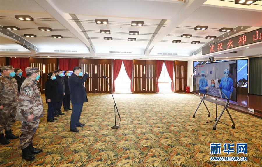 (时政)(1)习近平在湖北省考察新冠肺炎疫情防控工作
